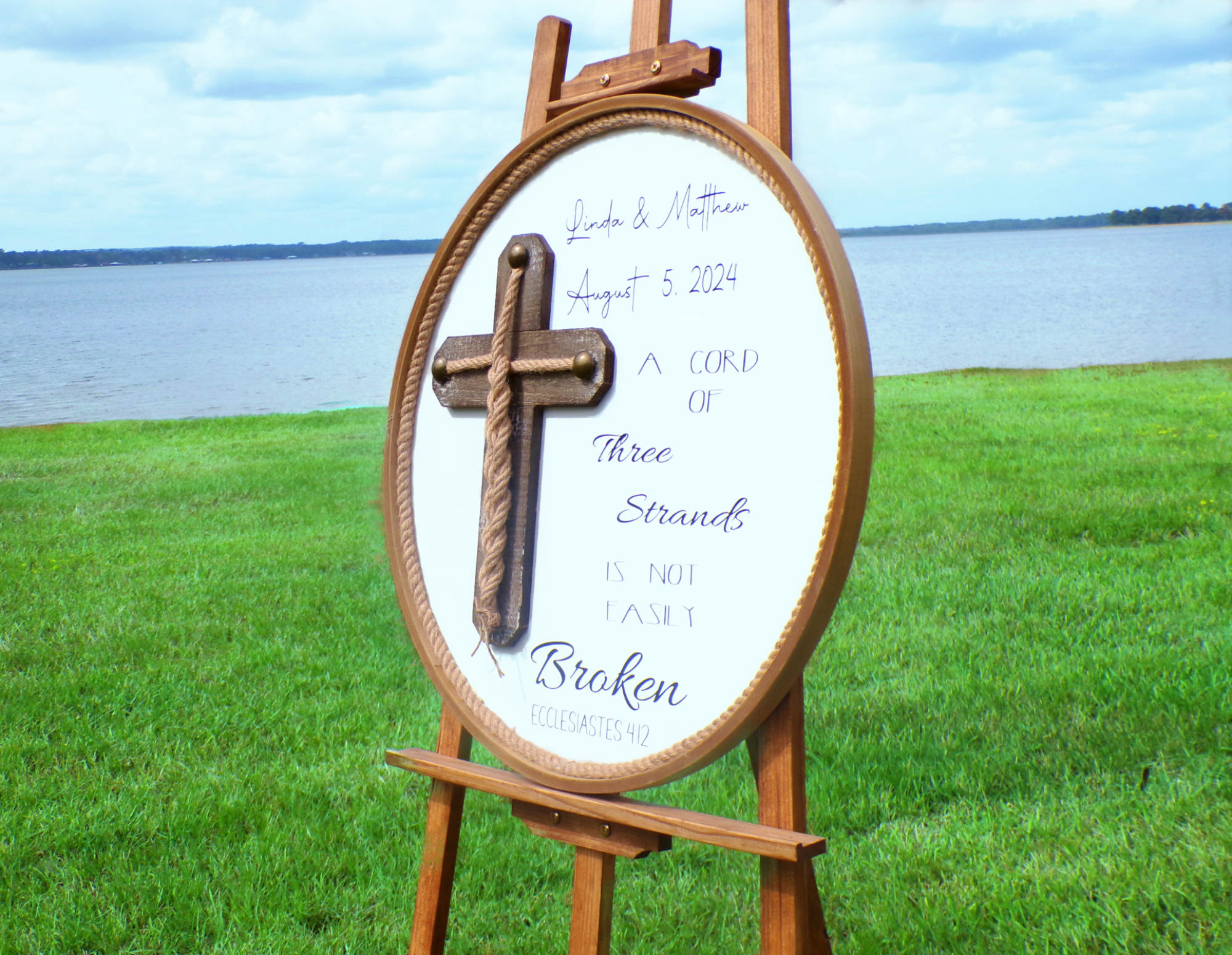 Wedding Easel Stand for Signs, Stand for Wedding Pictures, Wood Floor Easel  for Art, Wedding Sign Stand Up to 9lbs Up to 30 x 40 inches Sign