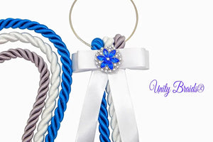 Unity Braids® A Cord Of Three Strands Rhinestone Embellishment, Choose your colors!