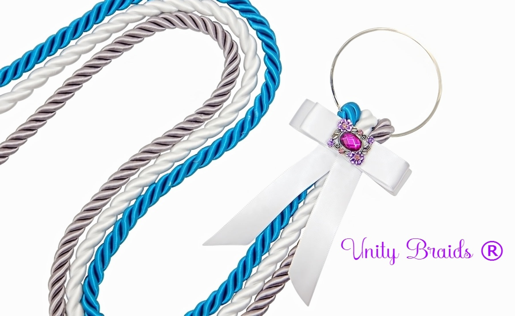 Wedding Gift Ideas Unity Braids® A Cord Of Three Strands Rose Embelishment Tying the Know, Renew Vows
