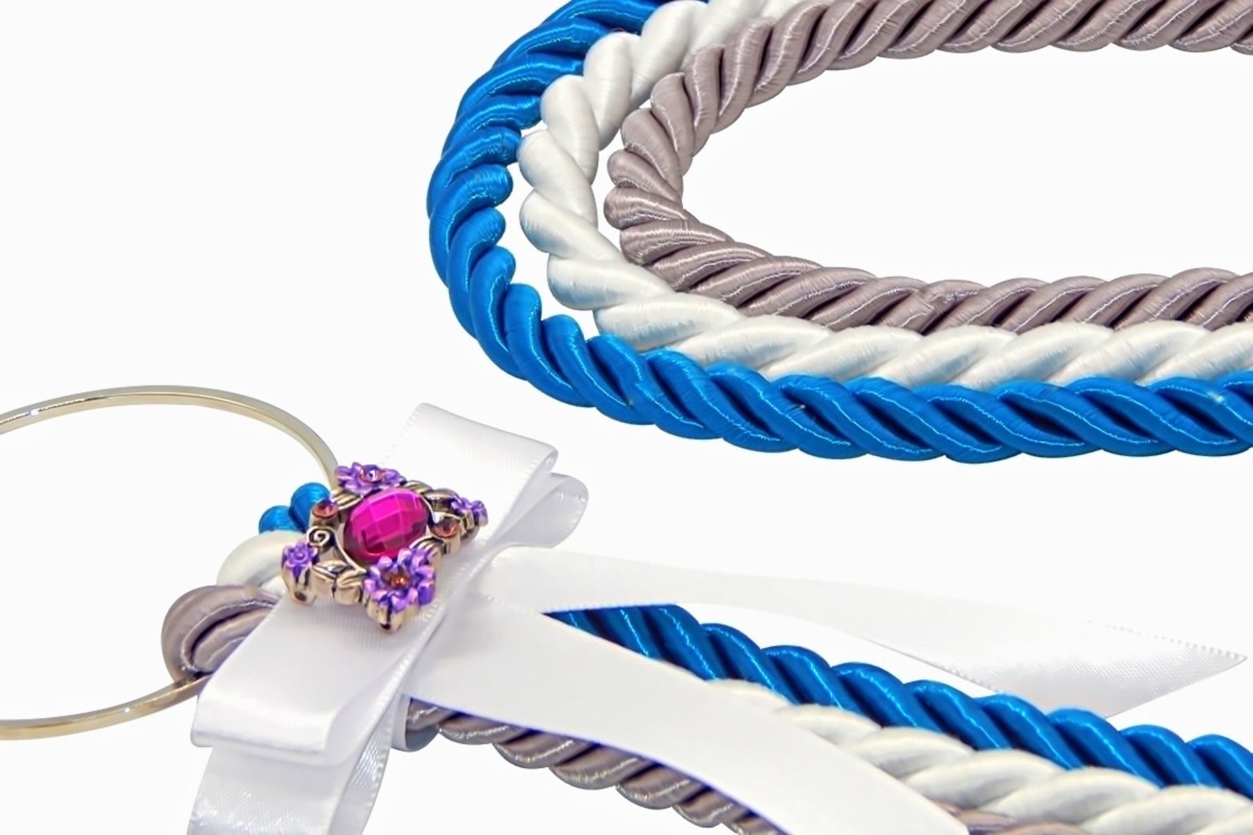 Wedding Gift Ideas Unity Braids® A Cord Of Three Strands Rose Embelishment Tying the Know, Renew Vows
