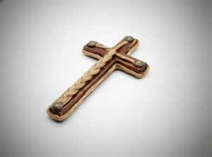 Wood Cross Wall Decor, Wood Cross Wall Hanging, Wooden Cross 8.5"x4.5"