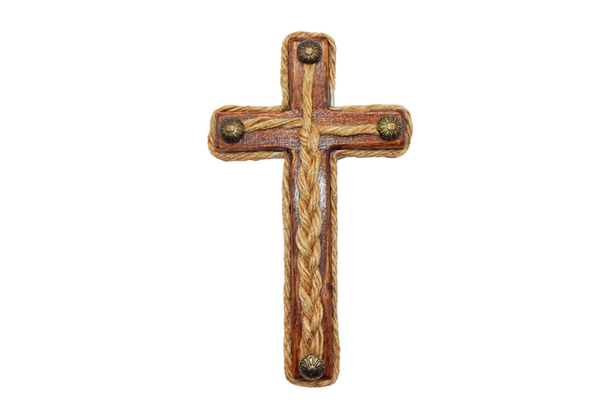 Wood Cross Wall Decor, Wood Cross Wall Hanging, Wooden Cross 8.5"x4.5"