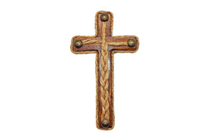 Wood Cross Wall Decor, Wood Cross Wall Hanging, Wooden Cross 8.5"x4.5"