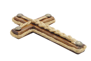 Wood Cross Wall Decor, Wood Cross Wall Hanging, Wooden Cross 8.5"x4.5"