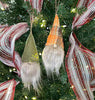 Christmas Gnomes, set of 2 Hanging Ornaments, Christmas Gnomes, Plush Christmas Gnome, Gnome Ornaments, Tree Gnome Ornament, Classic Tartans