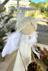 Rustic Christmas Angel, Angel With Wings, Angel With Feathers, Country Angel, Primitive Keepsake Doll, Cotton Doll, Faceless Angel, Angels