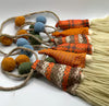 Gnomes Garland, Gnomes, Gnome Primitive Cottage Handmade Holiday Autumn Country