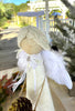 Rustic Christmas Angel, Angel With Wings, Angel With Feathers, Country Angel, Primitive Keepsake Doll, Cotton Doll, Faceless Angel, Angels
