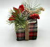 Christmas Ornament, Farmhouse, Holiday Decor, Rustic Christmas Box, Primitive Christmas Box, Table Christmas Center Piece, Tier Tray Decor