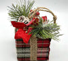 Christmas Ornament, Farmhouse, Holiday Decor, Rustic Christmas Box, Primitive Christmas Box, Table Christmas Center Piece, Tier Tray Decor