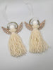 Set of 5 Christmas Angel Doll, Handmade Angel Yarn Ornament, Farmhouse Angel, Angel with wings Decoration, Angel Gift for Her, Country Rustic Angel