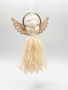 Set of 5 Christmas Angel Doll, Handmade Angel Yarn Ornament, Farmhouse Angel, Angel with wings Decoration, Angel Gift for Her, Country Rustic Angel