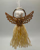 Set of 5 Christmas Angel Doll, Handmade Angel Yarn Ornament, Farmhouse Angel, Angel with wings Decoration, Angel Gift for Her, Country Rustic Angel