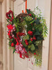 Natural Vine Red Heart, Valentines Door Decor, Valentine's Sign, V-Day Door Hanger, XOXO Wreath, Romantic Bedroom Decor, Porch Swag
