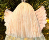Angel Christmas Ornament, Keepsake Doll, Farmhouse Rag Doll, Faceless Angel Decor Angel with Sparkle Wings, Country Chic Home, Baby Shower