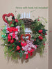 Natural Vine Red Heart, Valentines Door Decor, Valentine's Sign, V-Day Door Hanger, XOXO Wreath, Romantic Bedroom Decor, Porch Swag