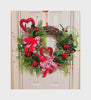 Natural Vine Red Heart, Valentines Door Decor, Valentine's Sign, V-Day Door Hanger, XOXO Wreath, Romantic Bedroom Decor, Porch Swag