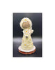 Sunflower Handmade Doll, Angel Christmas Ornament, White Christmas Angel, X-Mas Yarn Doll, Faceless Angel, Doll for Mantle, Church Gift