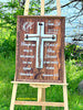 Cord of Three Strands, Wood Cross, Unity Braids®, Rustic Wedding, Wedding Ideas, God's, Knot, Wall Decor, Christian Sign