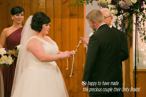 Unity Braids® A Cord Of Three Strands Wedding Gift, Ceremony Cords - Unity Braids