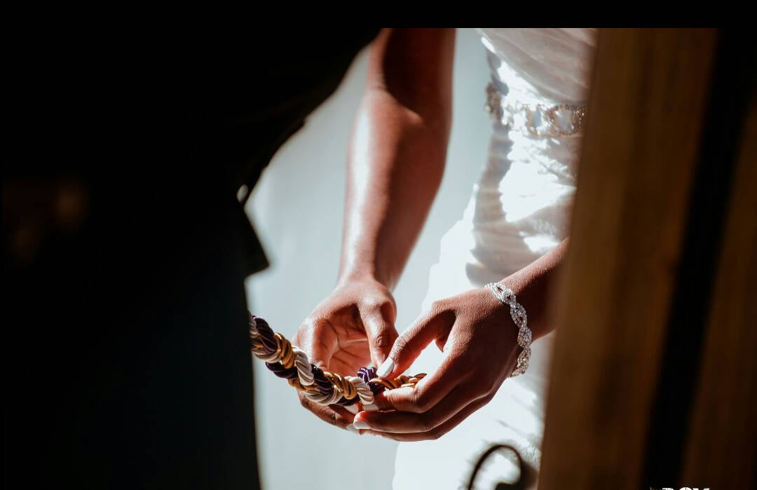 Unity Cross With Wedding Rings