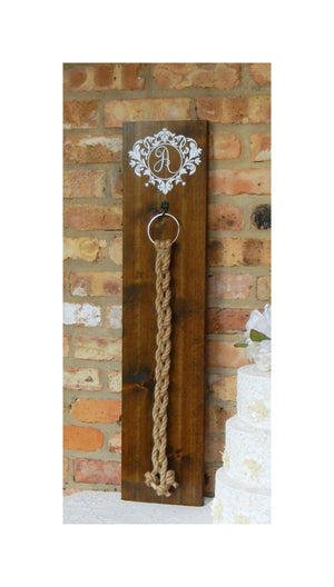 Cord of Three Strands Sign, Unity Braids Board With Jute Ropes