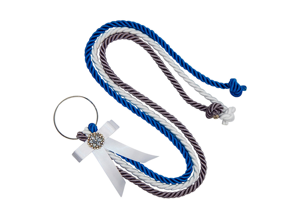 Unity Braids® A Cord Of Three Strands, With Light Blue Bling, A Wedding Must Have! - Unity Braids