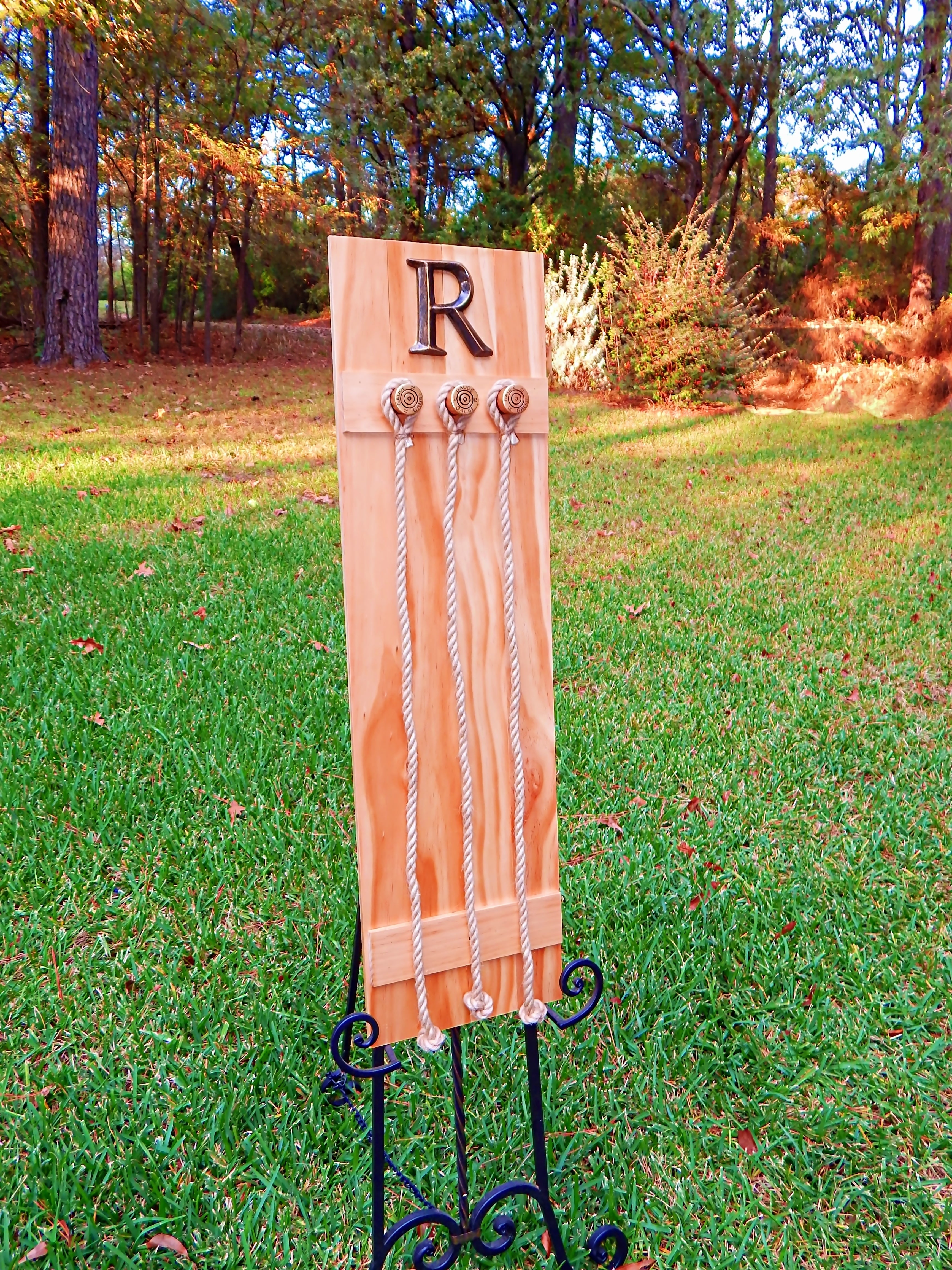 Unity Braids®, Cord Of three Strand Board, Rustic Wedding Wood Sign - Unity Braids