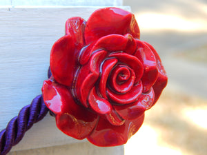 Unity Braids® A Cord Of Three Strands Wedding Board With Red Roses - Unity Braids