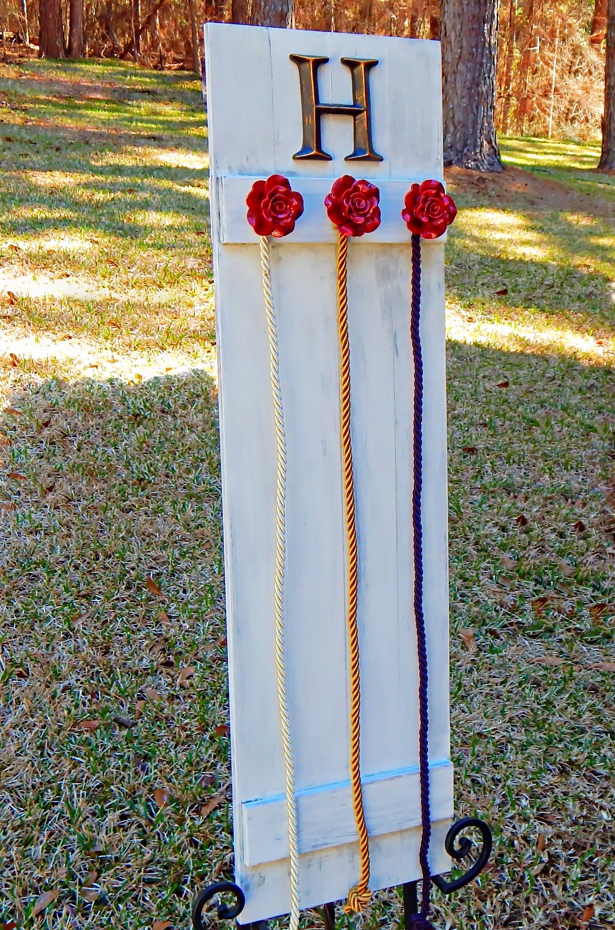 Unity Braids® A Cord Of Three Strands Wedding Board With Red Roses - Unity Braids