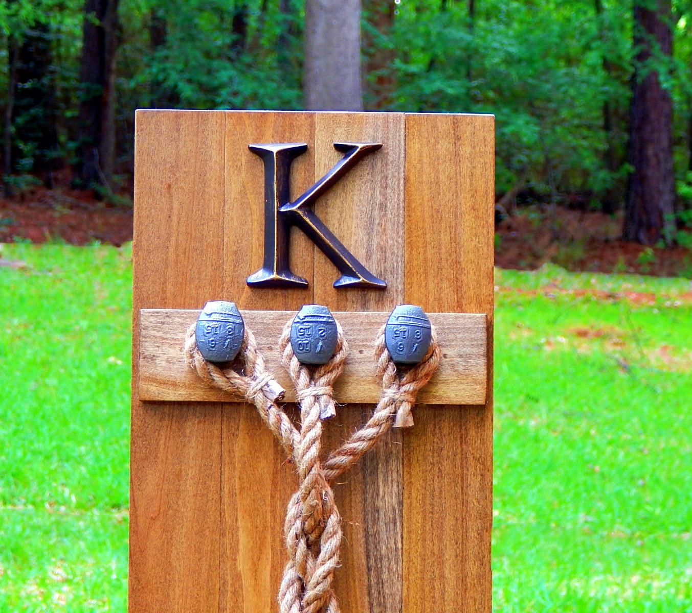 Unity Braids®, Cord Of three Strand Board, Rustic Wedding Wood Sign