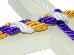 Cord Of Three Strands Unity Braids® Wood Cross - Unity Braids