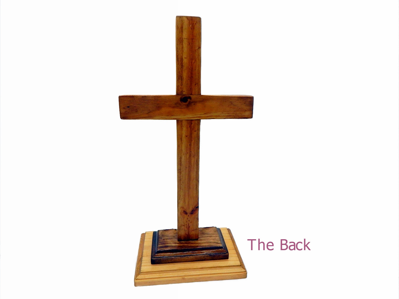 Wood Cross, Cord of Three Strands Cross, Unity Braids®, Gods Cross, Decorative Cross, Wooden Crucifix, Jesus Cross, Religious Gifts 16x8