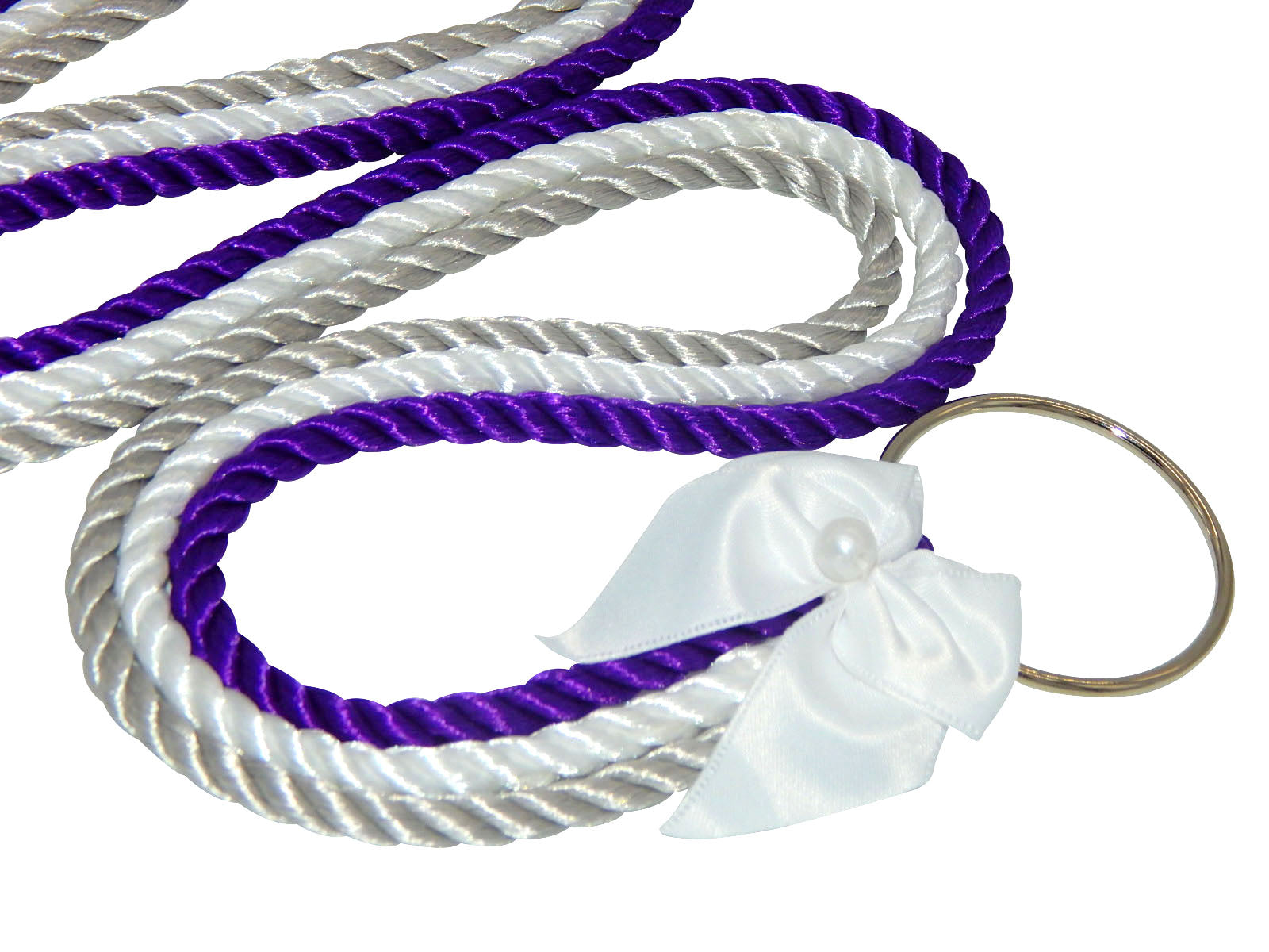 Unity Braids® A Cord Of Three Strands White Bow Wedding Cords - Unity Braids
