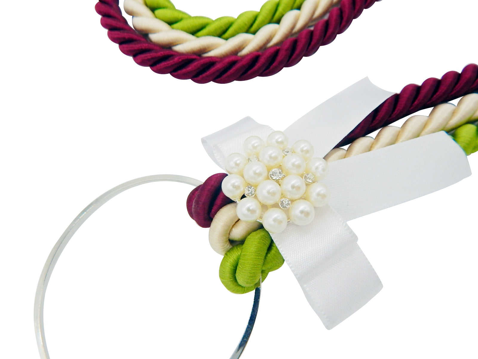 Unity Braids® A Cord Of Three Strands With faux Pearls and Bling - Unity Braids