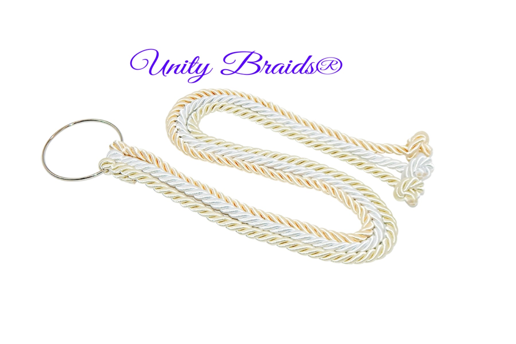 Cord of Three Strands, Unity Braids®, Tying The Knot, Wedding Gift, 3/8" Thick cords