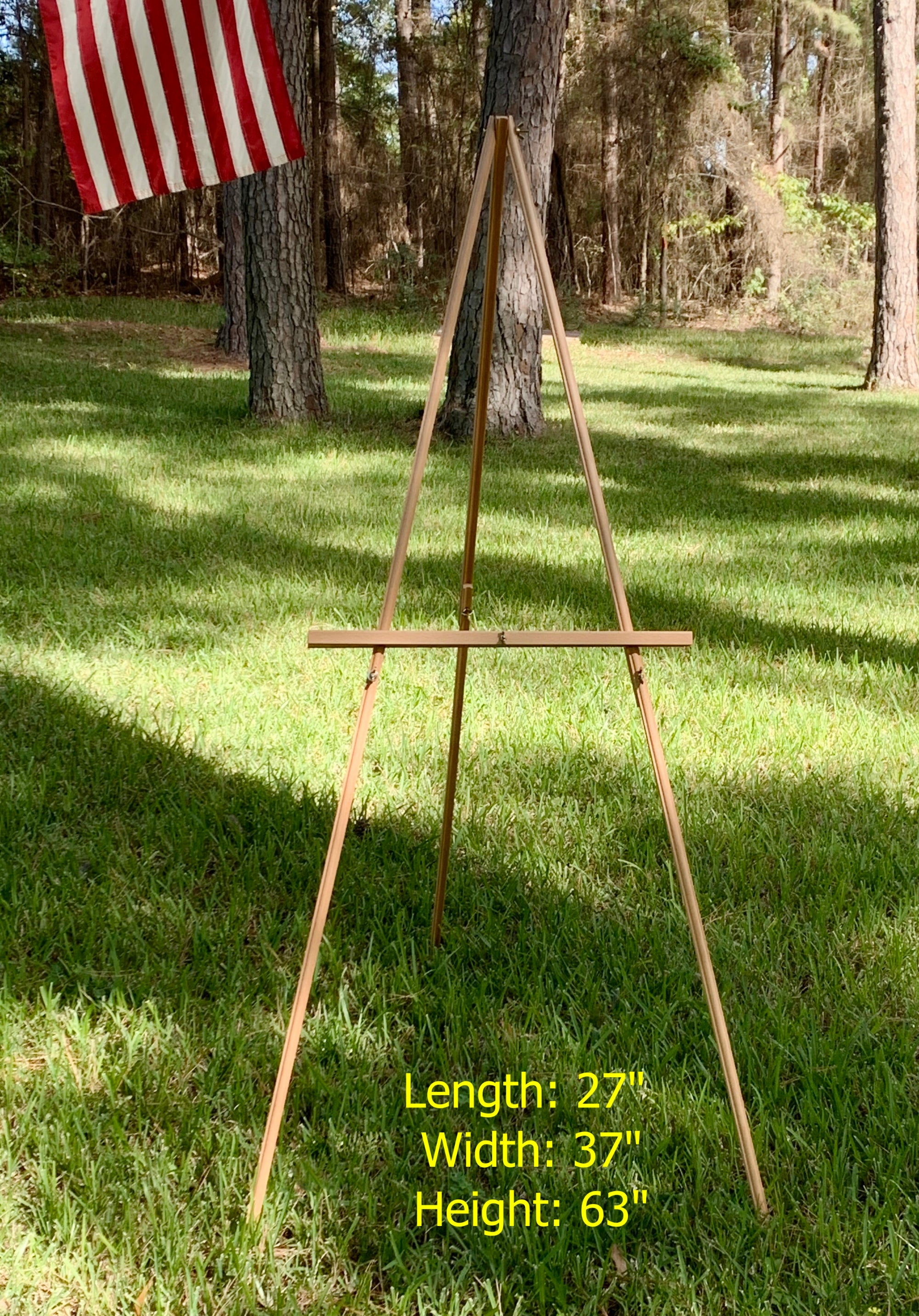 3 Vintage Wood Photo Picture Easel Art Display Stands