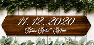 Engagement Photo Save the Date Sign, Wedding Date Signs, Rustic Wedding Decor, Special Date Sign, Engagement Announcement