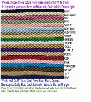 Unity Braids® A Cord Of Three Strands Rhinestone Embellishment, Choose your colors!