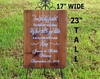 Personalized Wood Sign, Personalized Wedding Gift, Custom Wedding Gift, Bridal Shower Gift, Personalized Gift for Wedding Couple, Romantic Signs - Unity Braids